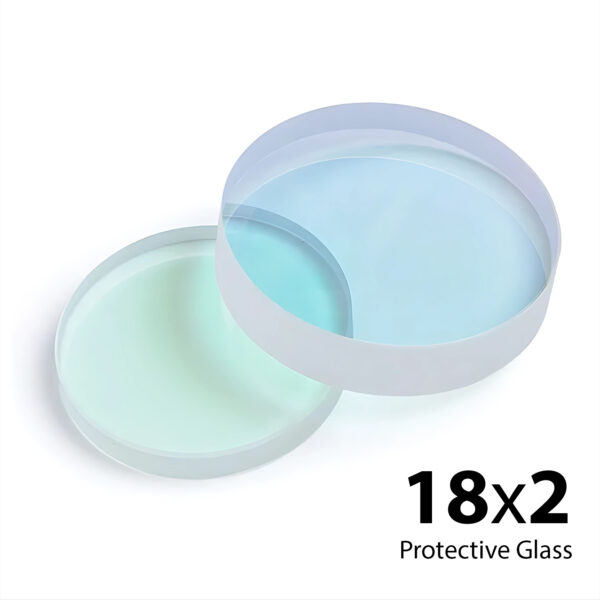 18x2 Fiber Laser Protective Glass - Image 1