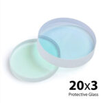 20x3 Fiber Laser Protective Glass